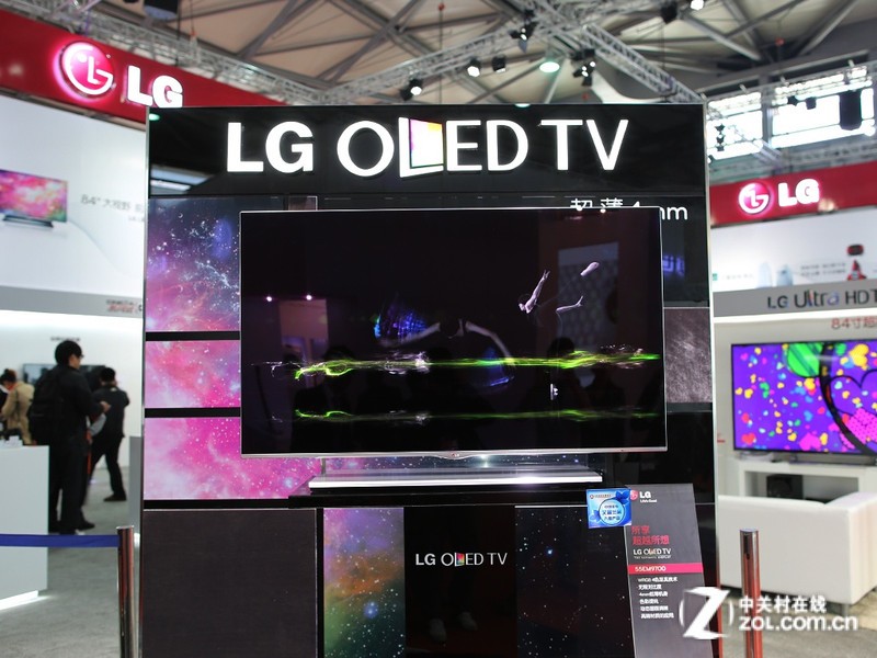 【高清图】最新4K\/OLED技术 LG电视家博会展
