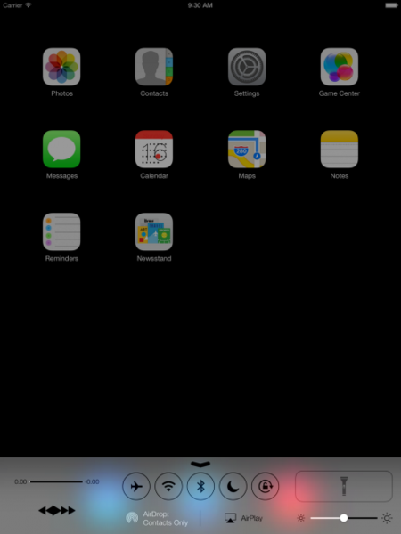 【高清图】使用Xcode模拟器的iPad运行iOS 7