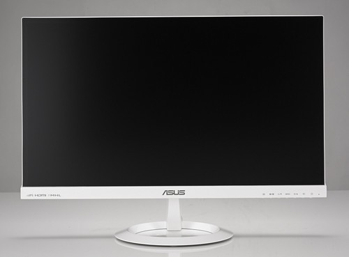 窄边框白色诱惑 华硕时尚超薄显示器VX239H-