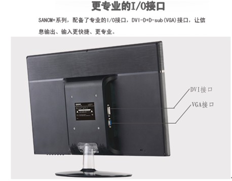 SANC 24 大屏显示器普及风暴_SANC液晶