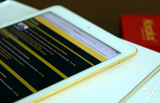 越南珠宝商玩镀金服务 让iPad Air 2更土豪_苹