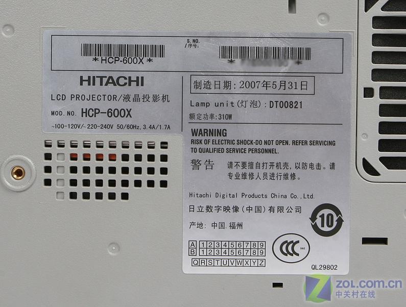 ������Hitachi��HCP-600XͼƬ���� ��5�� -ZOL�йش����ߵ�5��