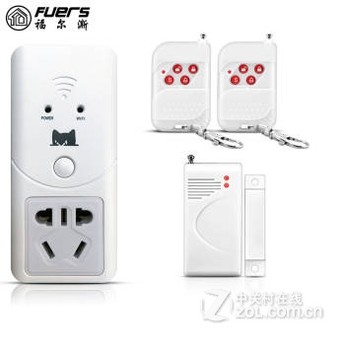 【报警器 1WIFI报警器+2遥控+1门磁和餐厅\/茶