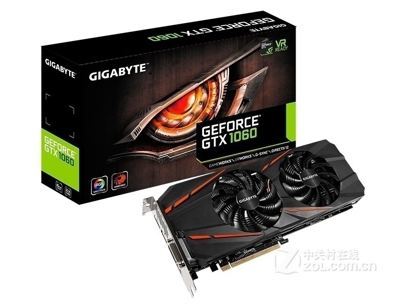 【技嘉GeForce GTX 1060 D5 6G】报价_参数