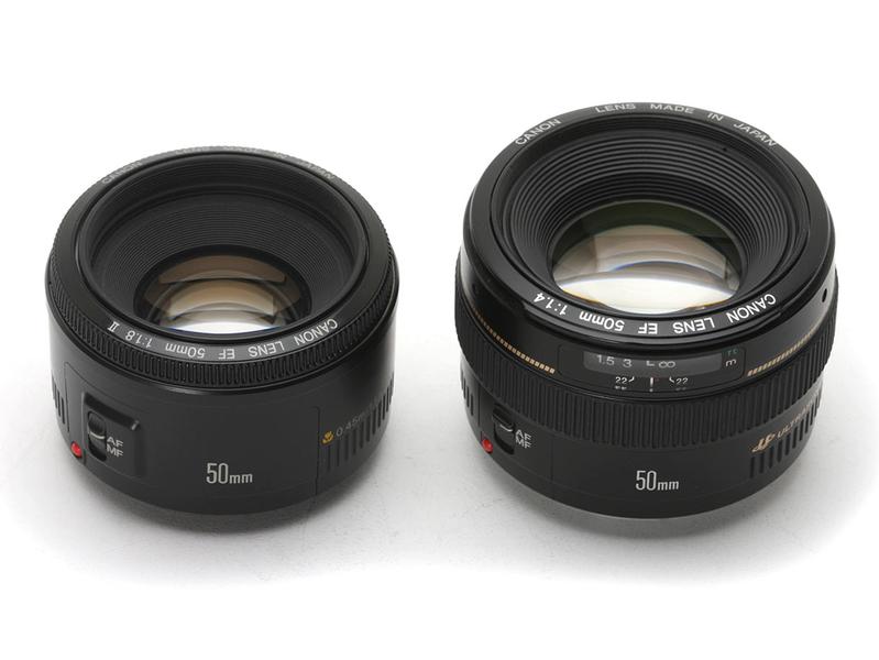 ���ܣ�Canon��EF 50mm f/1.8 II�Ա�ͼ ��1��