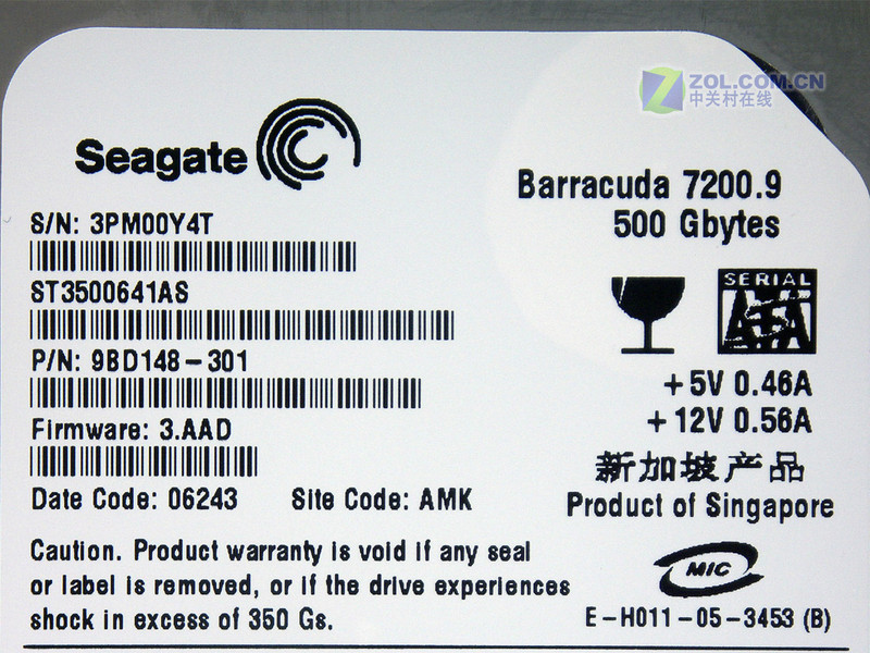 ϣ�ݣ�Seagate������7200.9 500G 16M ����(��)ͼƬ���� ��8�� -ZOL�йش����ߵ�8��