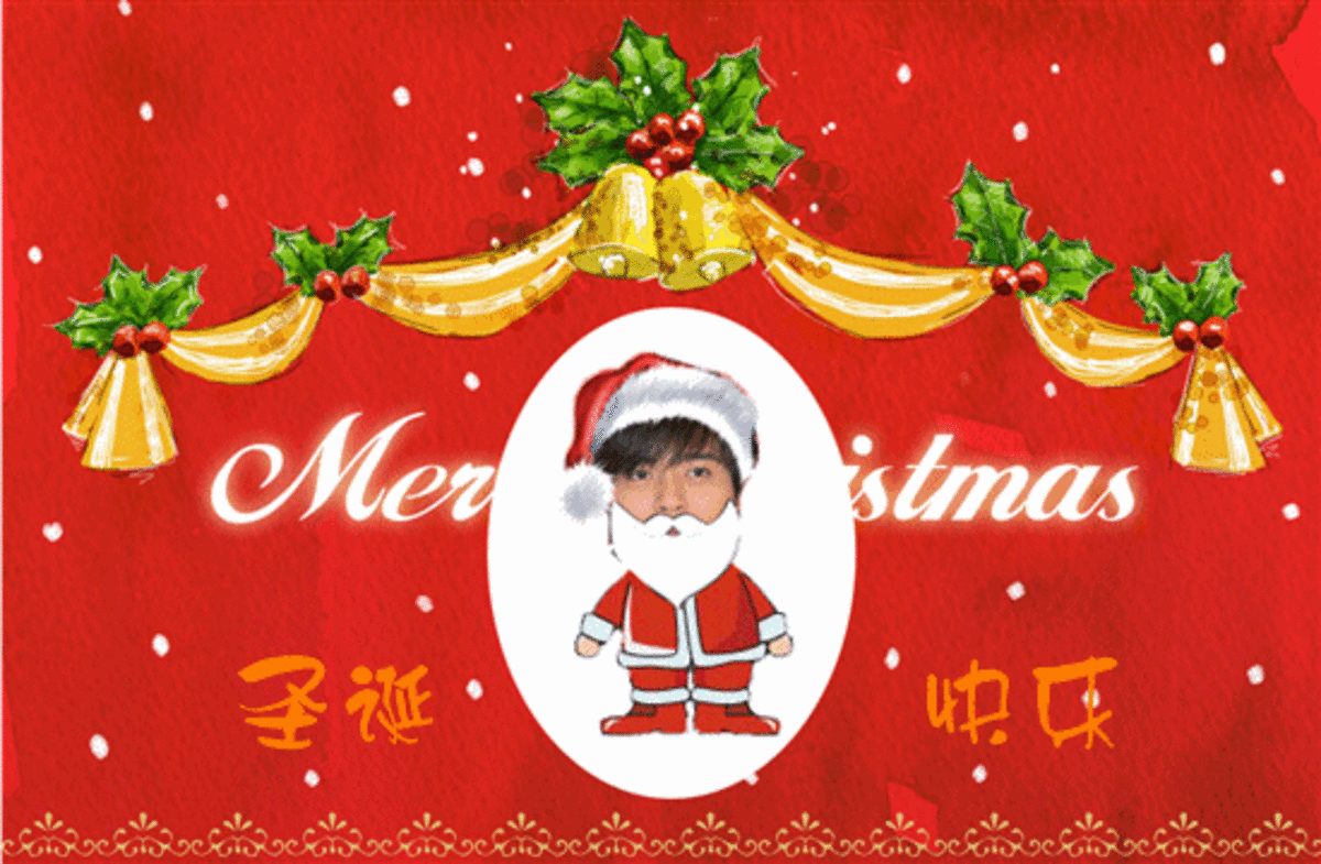 【高清图】 美图秀秀教你一分钟打造快乐圣诞贺卡图1