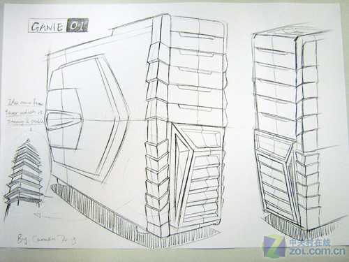 设计图纸走光 鑫谷欲推游戏高端机箱
