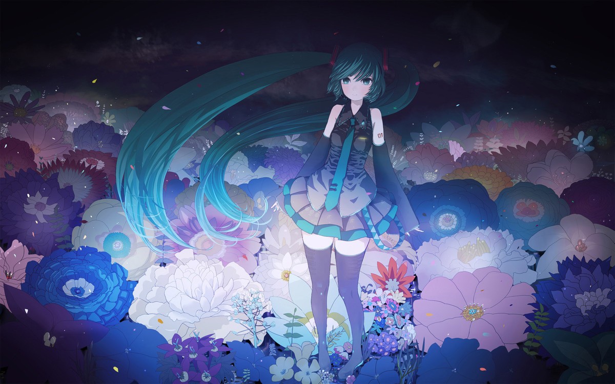 【高清图】 虚拟偶像:初音未来高清宽屏壁纸欣赏图5