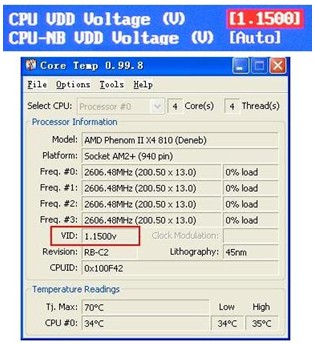 AMD CPU默认电压探秘