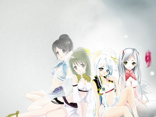 小清新!天龙八部2玩家精美同人手绘_天龙八部