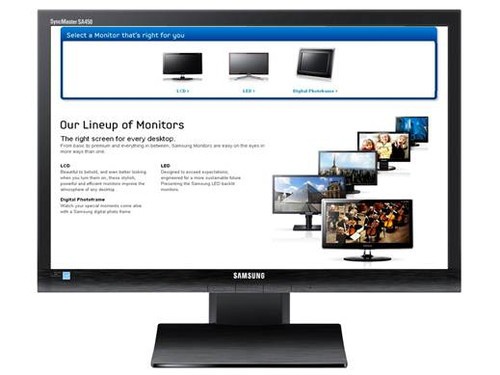 商务范儿 带你认识三星智翼SA450显示器