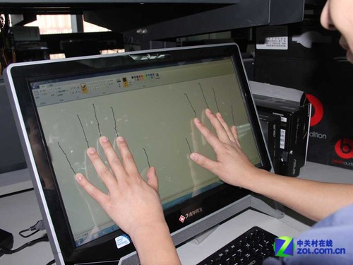 十点触控功能演示 实测清华同方V45 