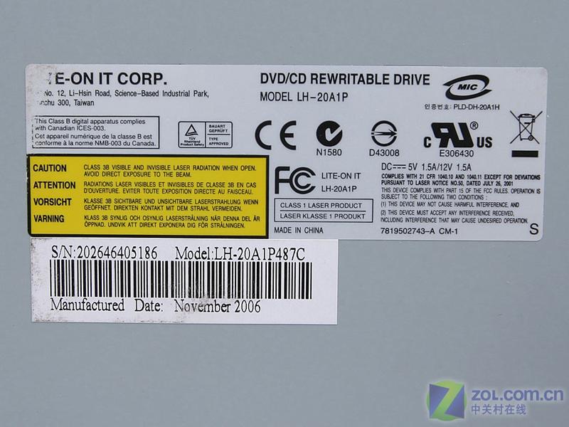 ���ˣ�Liteon��LH-20A1PͼƬ���� ��2�� -ZOL�йش����ߵ�2��