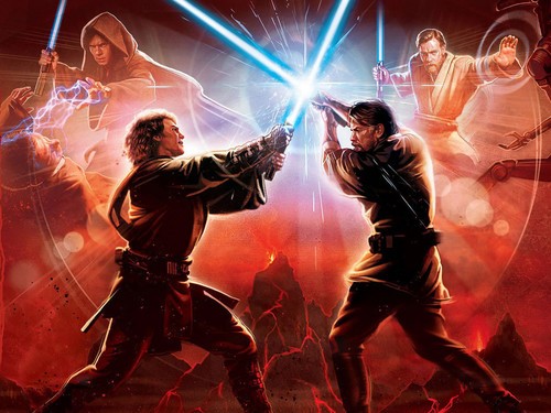 经典的星战画面(图片来自百度图片)