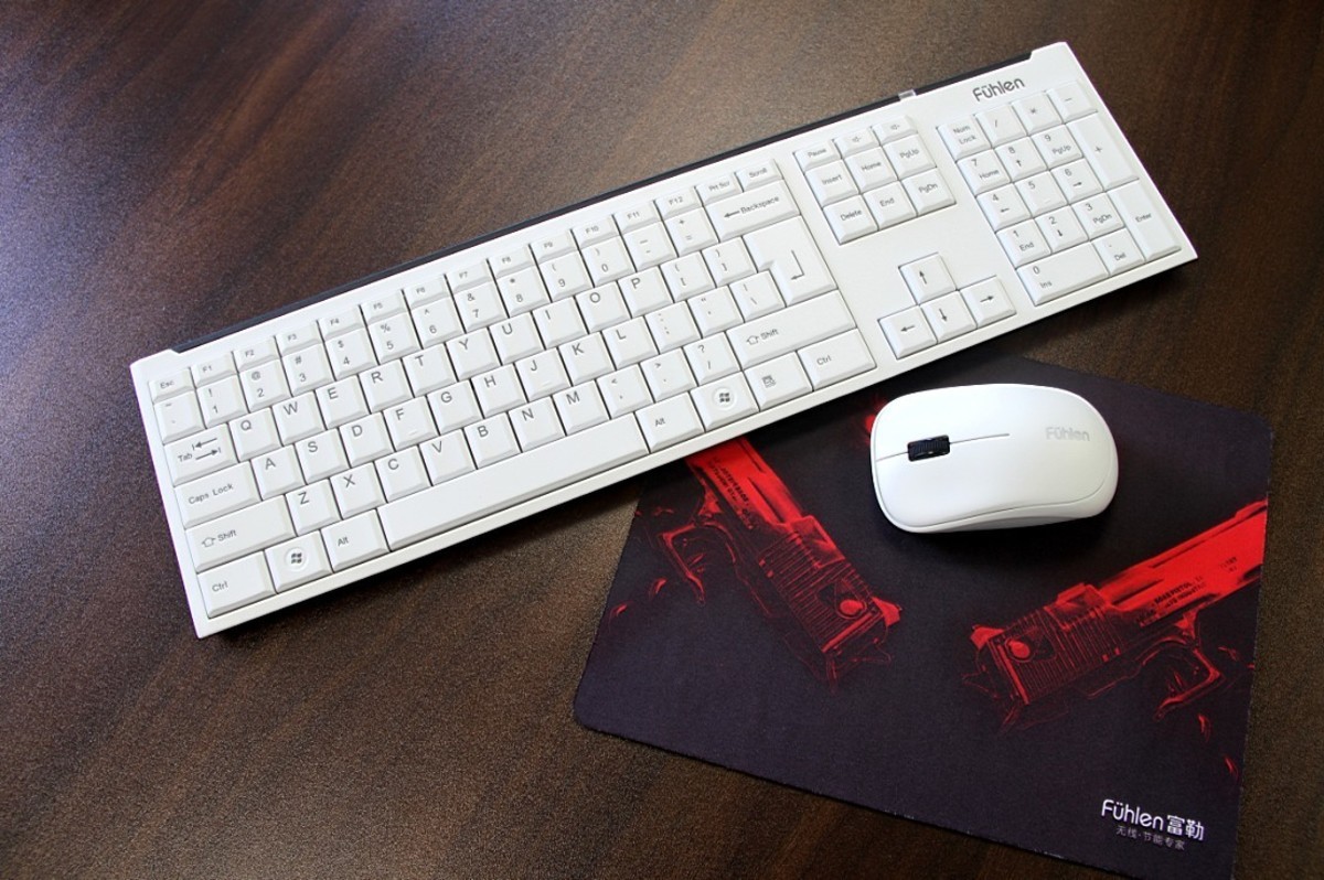 【高清图】 守护宁静富勒节能系列无线键鼠套装图2