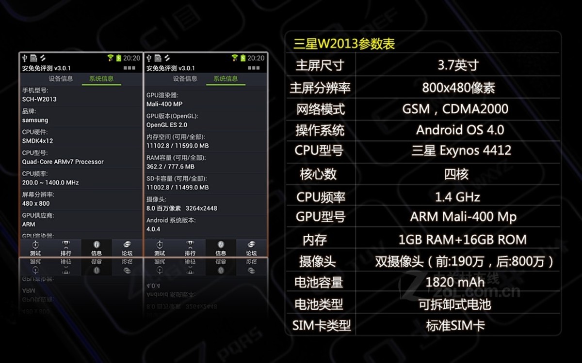 【高清图】 三星(samsung)w2013(电信3g)评测图解 图339