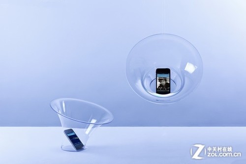 时尚简约 全透明喇叭形状iphone扩音器_手机其它附件_苹果新闻-中关村