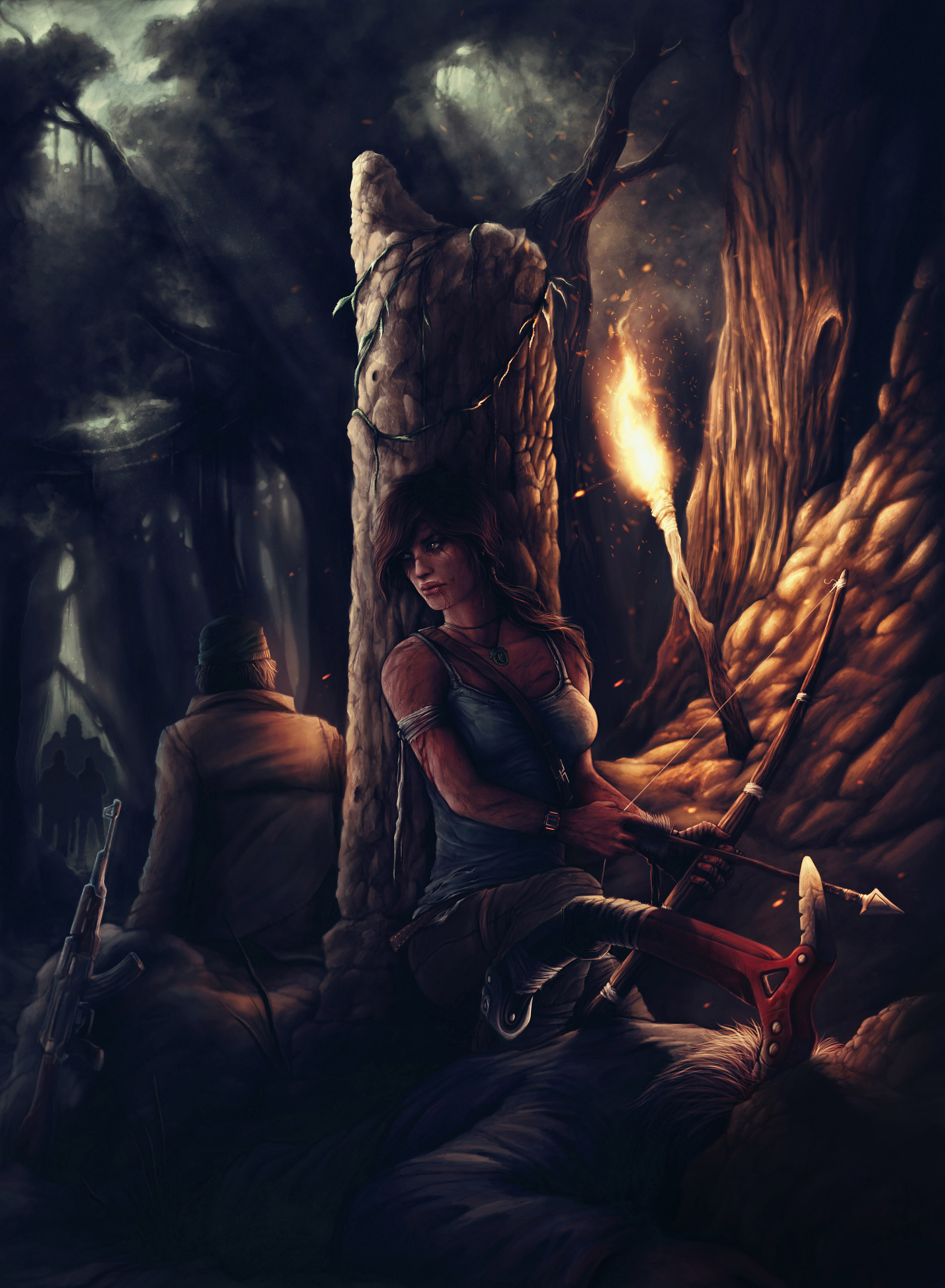 谁才是最棒的?《古墓丽影》劳拉玩家画作赏