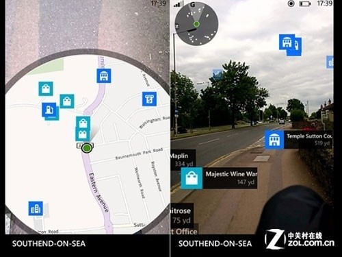 提供高分辨率全景图 here地图宣战谷歌 原创