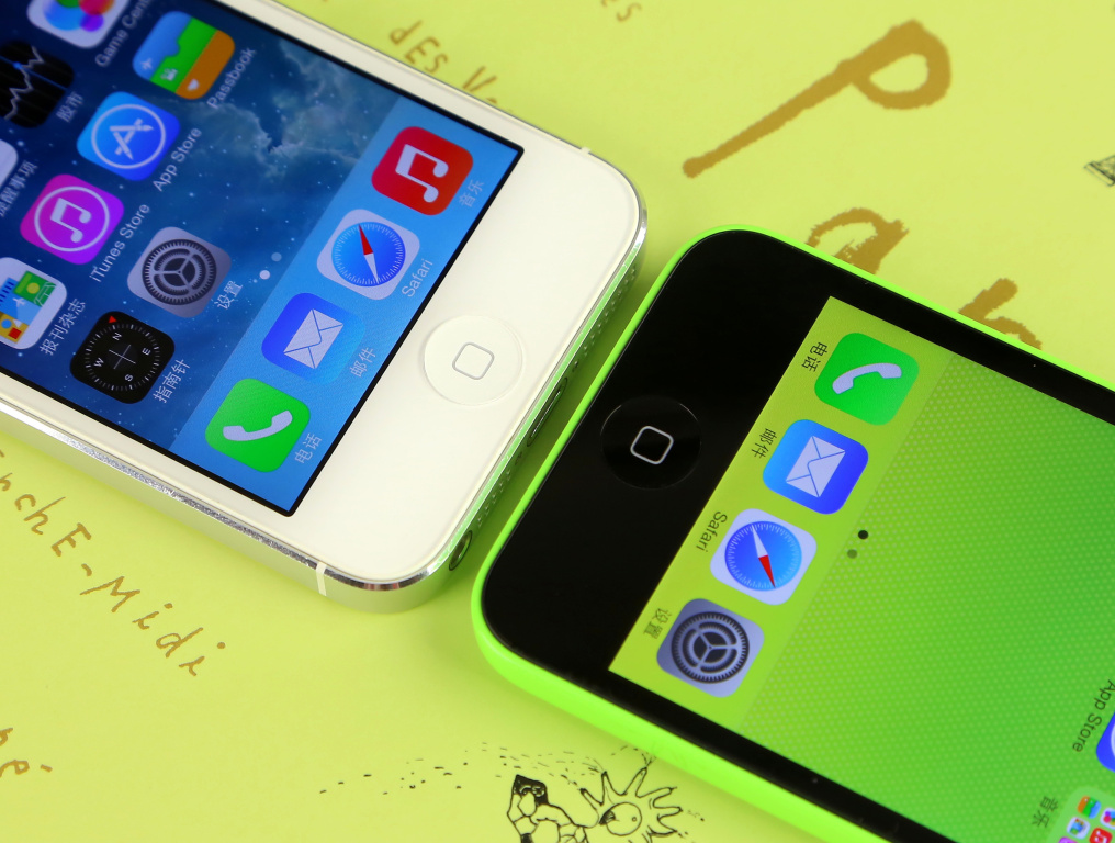 【高清图】 个性色彩 苹果iphone 5c/5对比图赏图5