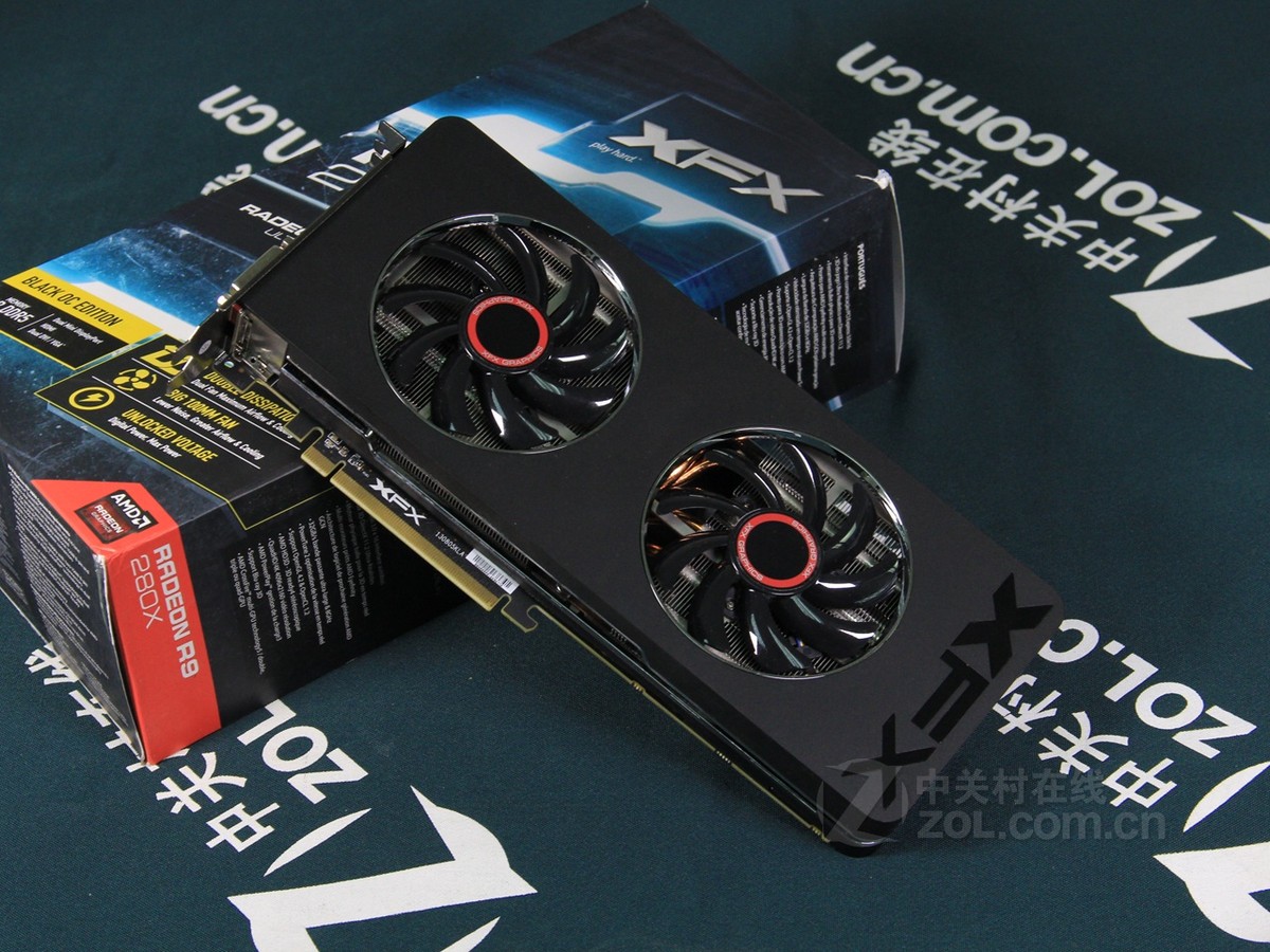 【高清图】 xfx讯景(xfx)r9-280x 3g黑狼实拍图 图91