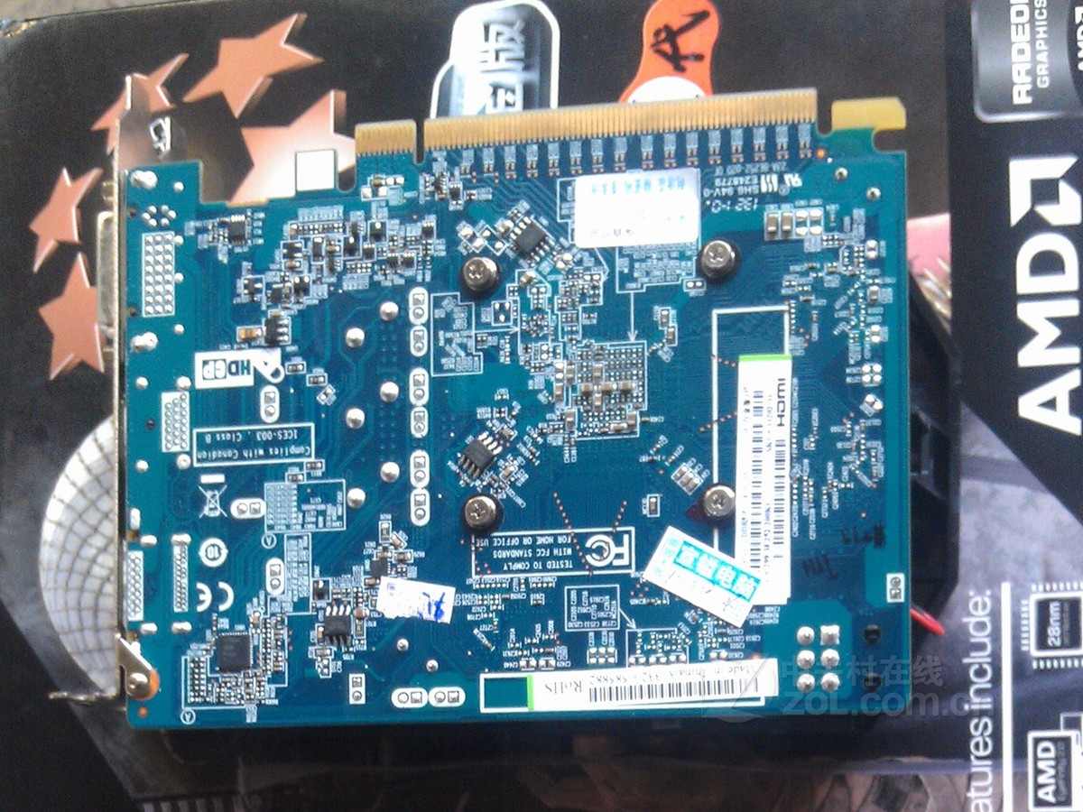 【高清图】 蓝宝石(sapphire)hd7750 1g gddr5 白金版ii代实拍图 图4