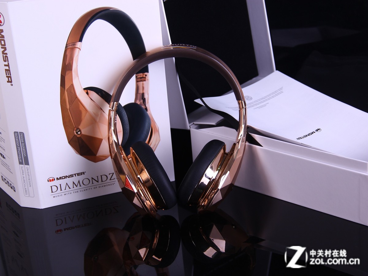 【高清图】 土豪之泪 魔声钻石眼泪玫瑰金耳机试听图58