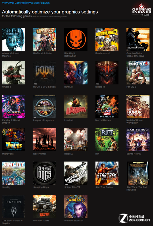 Ľ AMD Gaming Evolved APP 