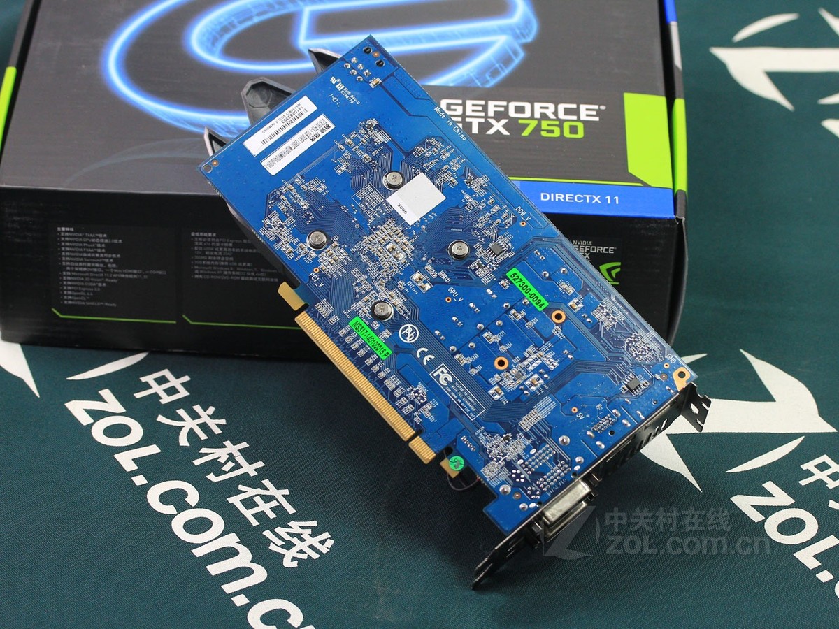 影驰geforce gtx 750黑将