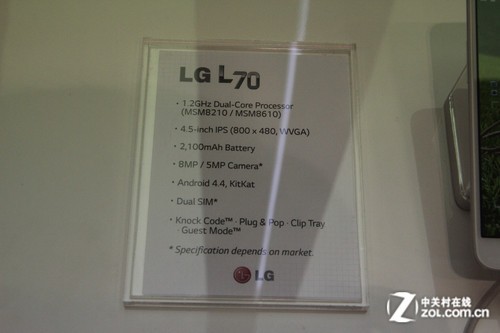 �ͼۻ�����KitKat LG L70�»��������� 