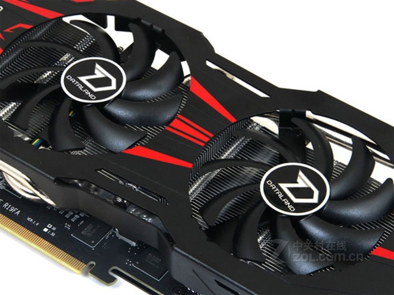 迪兰r9 280x 酷能 3g dc v2 局部细节图(1/2)