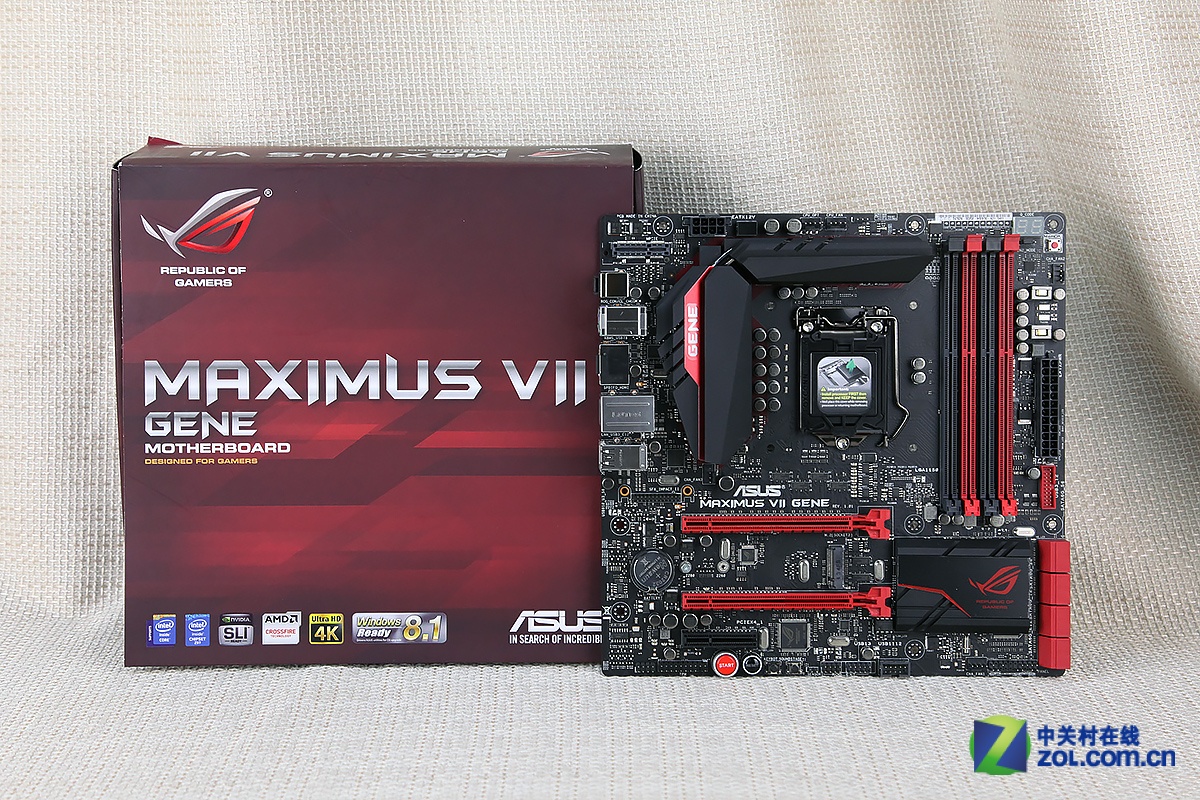 捍卫matx霸主地位 华硕rog m7g主板图赏