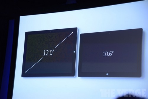 12英寸大屏 微软surface pro 3正式发布
