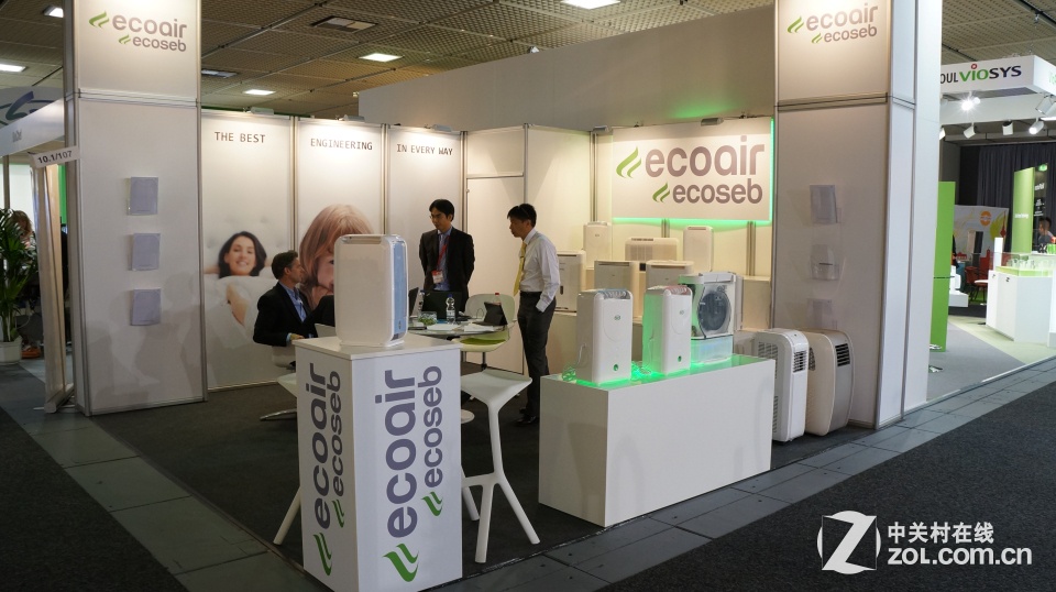 【高清图】 绿色节能理念 ecoair空气净化器参展ifa图1