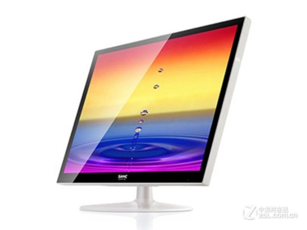 液晶显示器 sanc液晶显示器 sanc m225wg  图片 整体外观图 2 / 5隐藏