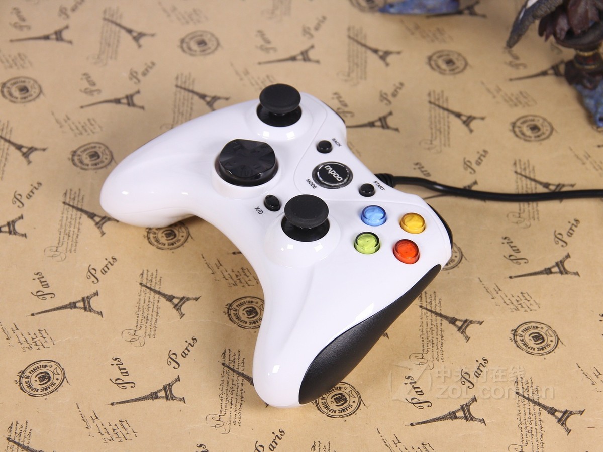 雷柏v600电竞级振动游戏手柄-2014款