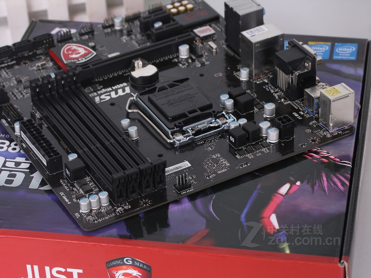 【高清图】 msi微星(msi)微星b85m night elf 暗夜精灵效果图 图96