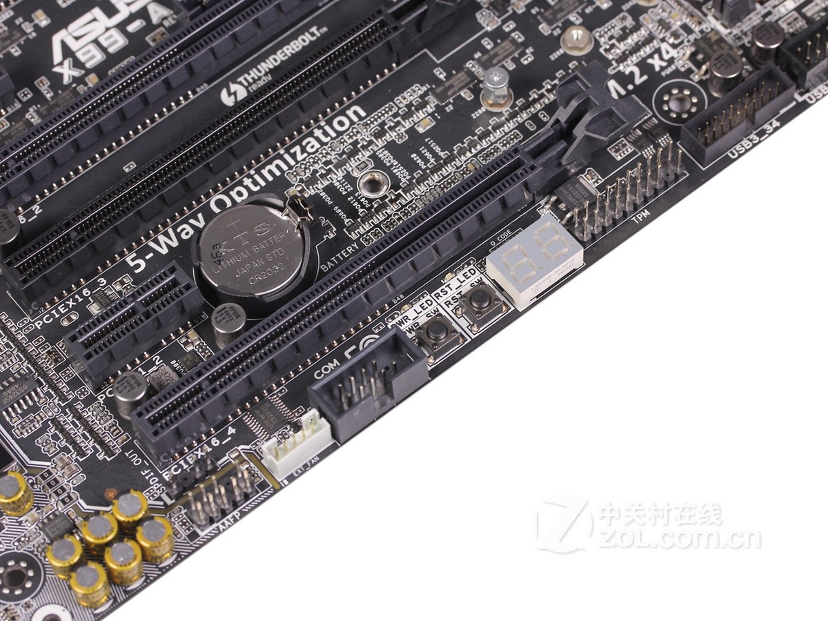 【高清图】 华硕(asus)x99-a局部细节图 图38