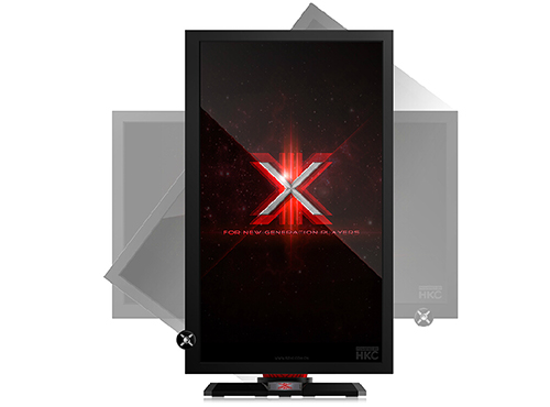 【高清图】 聚划算 hkc x3 144hz刷新率 23.5吋游戏显示器图1