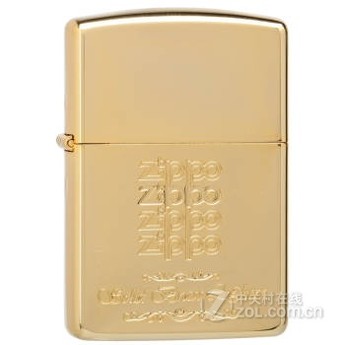 zippo91年金色蚀刻zippologo标志纪念与zippo红火璀璨经典火焰标志