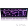 旗键KB912  有线发光键盘 三色背光游戏 类机械键盘手感 白色