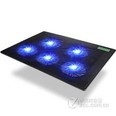 绿巨能散热器 五风扇调速功能带LED X1