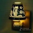 AIKEJA 香薰陶瓷夜灯 小猫戏球