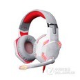 HNM 噪炫灯电脑游戏耳机 白色