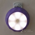 艾嘉居智能LED声控感应小夜灯 淡紫色