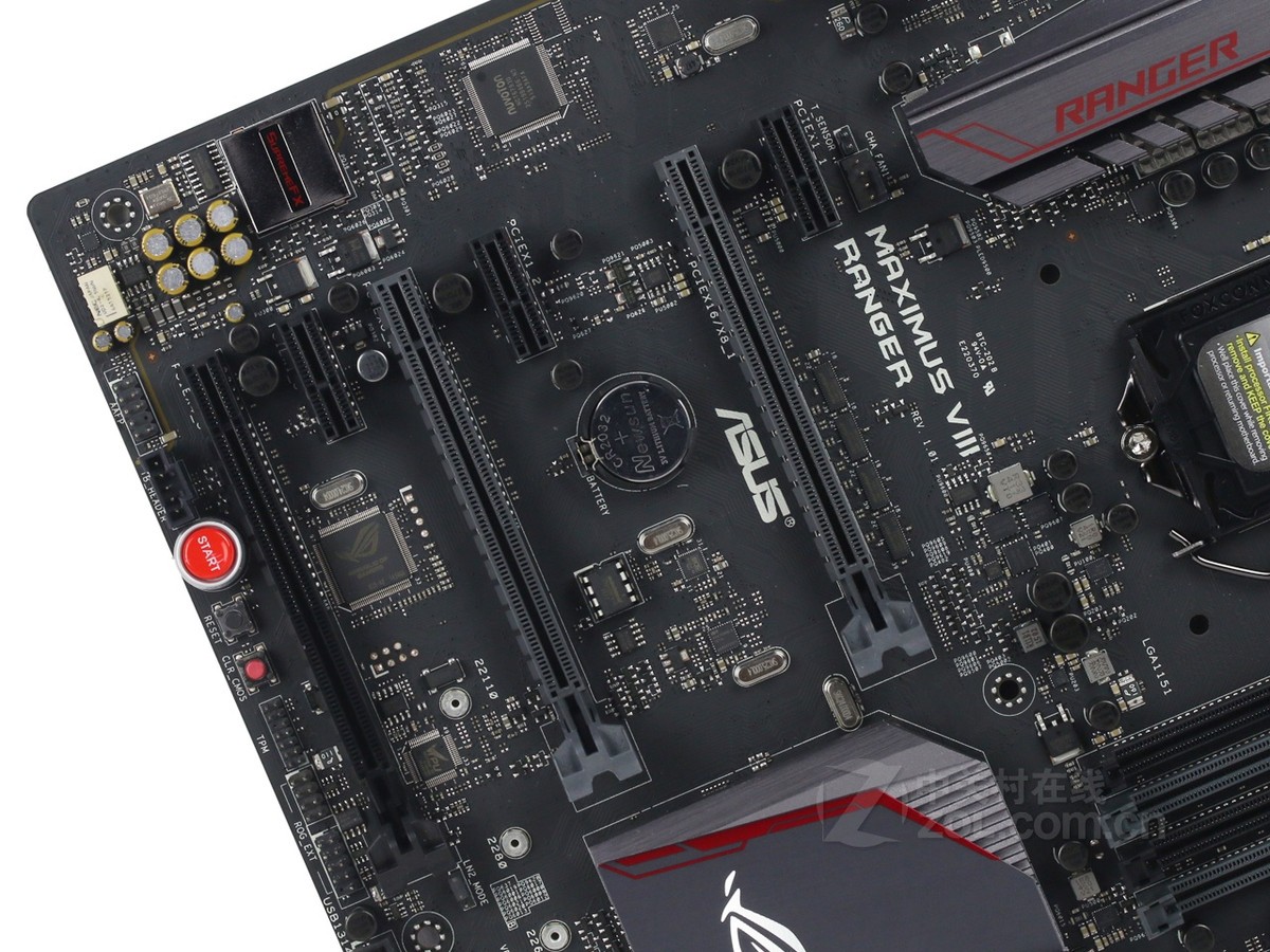 【高清图】 华硕(asus)maximus viii ranger显卡插槽 图5