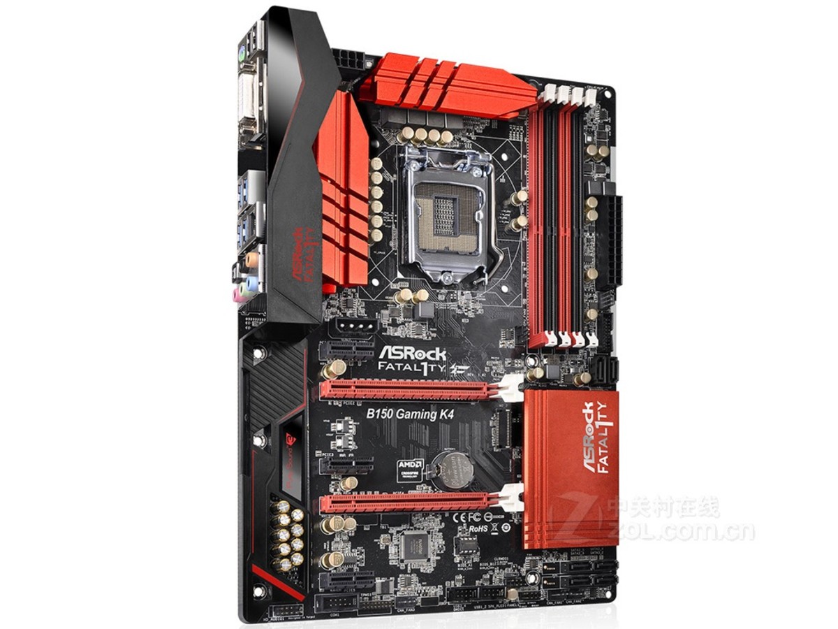 主板 华擎主板 华擎b150 gaming k4 图片 整体外观图 4 / 11隐藏