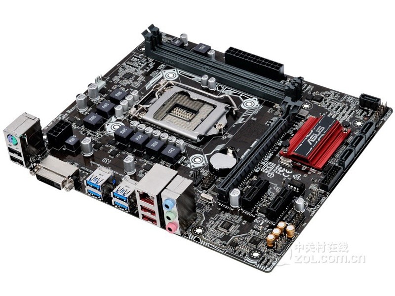 华硕ex-b150m-v5 d3 整体外观图(2/3)