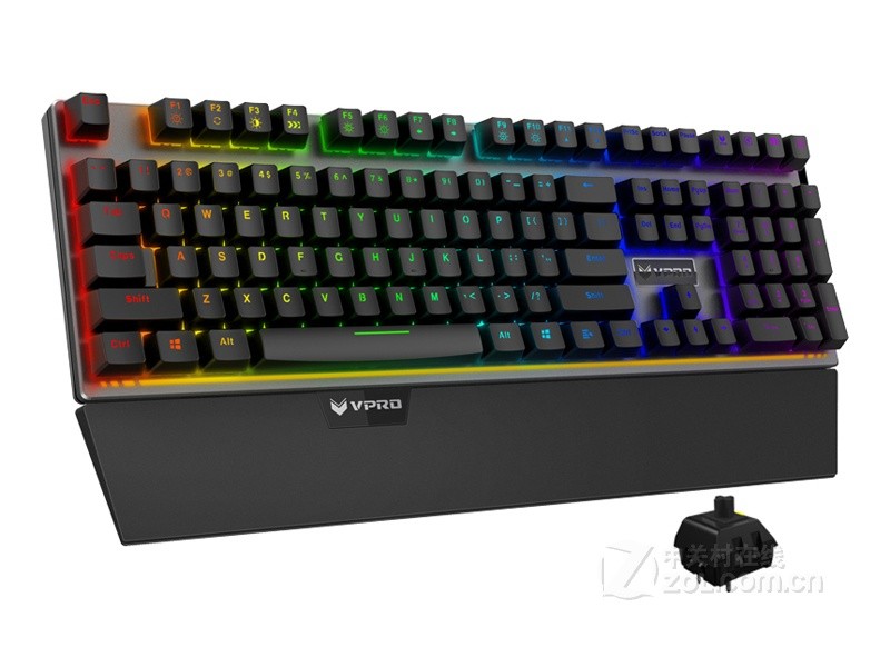 人体工程学键盘 雷柏人体工程学键盘 雷柏v720全彩背光游戏机械键盘